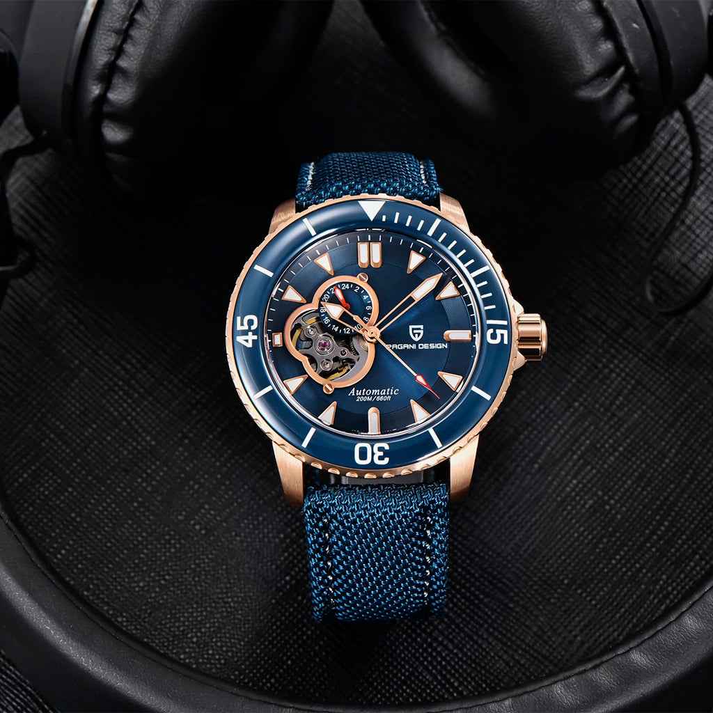 Pagani Design Atlantis Blue Rose Watch