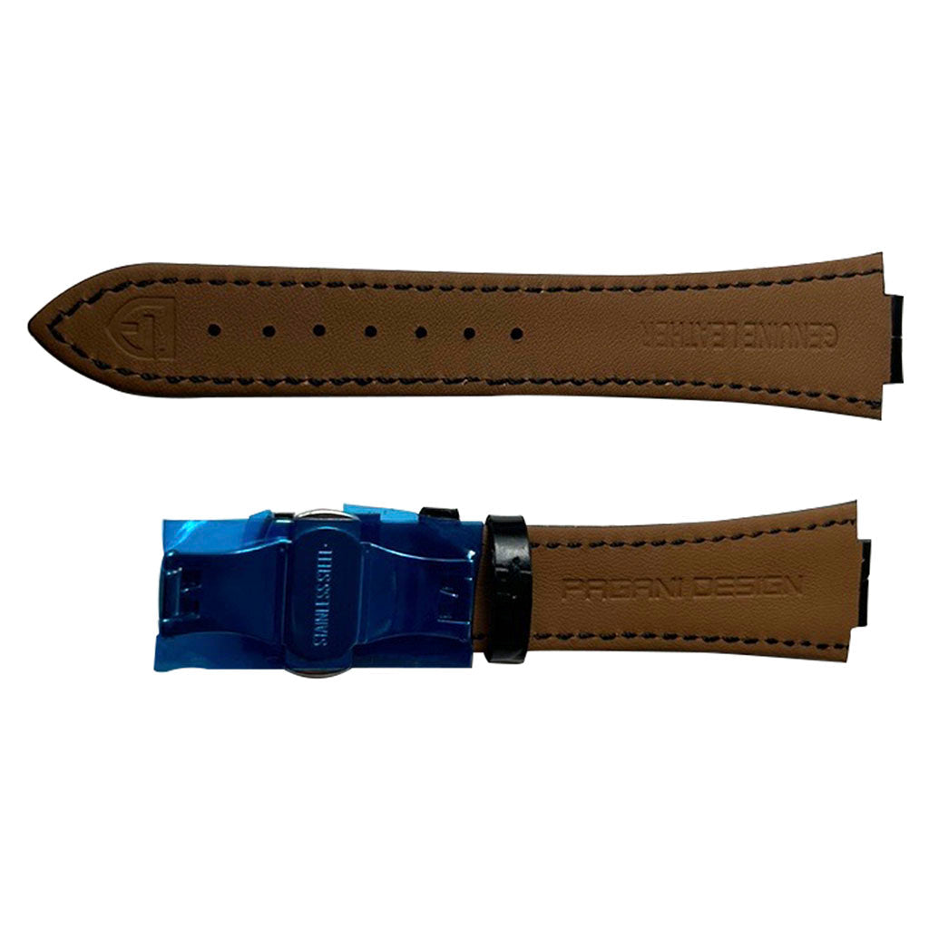 Pagani Design Authentic Leather Watch Band - 26mm x 230mm