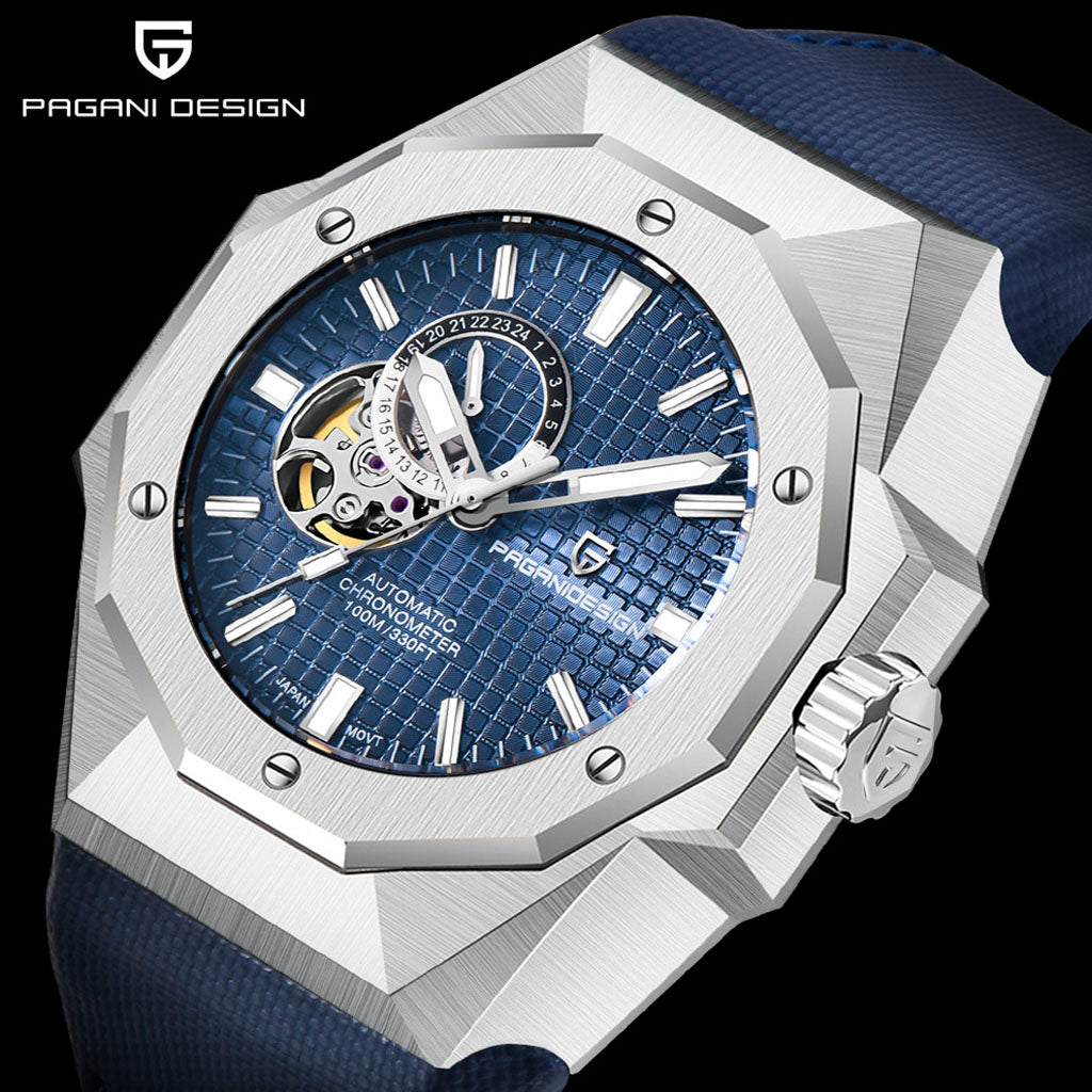 Pagani Design Blue Armored Watch