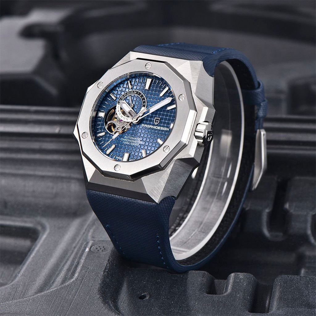 Pagani Design Blue Armored Watch