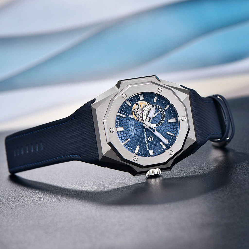 Pagani Design Blue Armored Watch