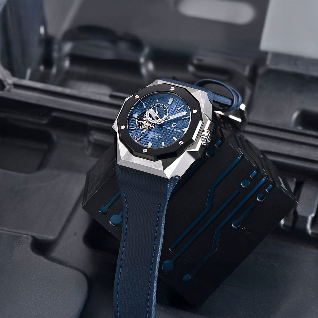 Pagani Design Dark Blue Armored Watch
