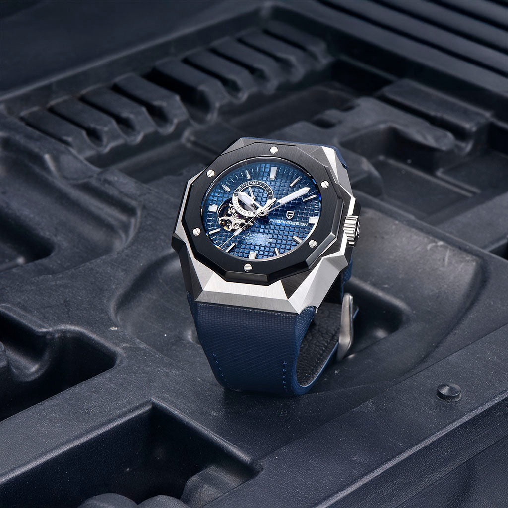 Pagani Design Dark Blue Armored Watch