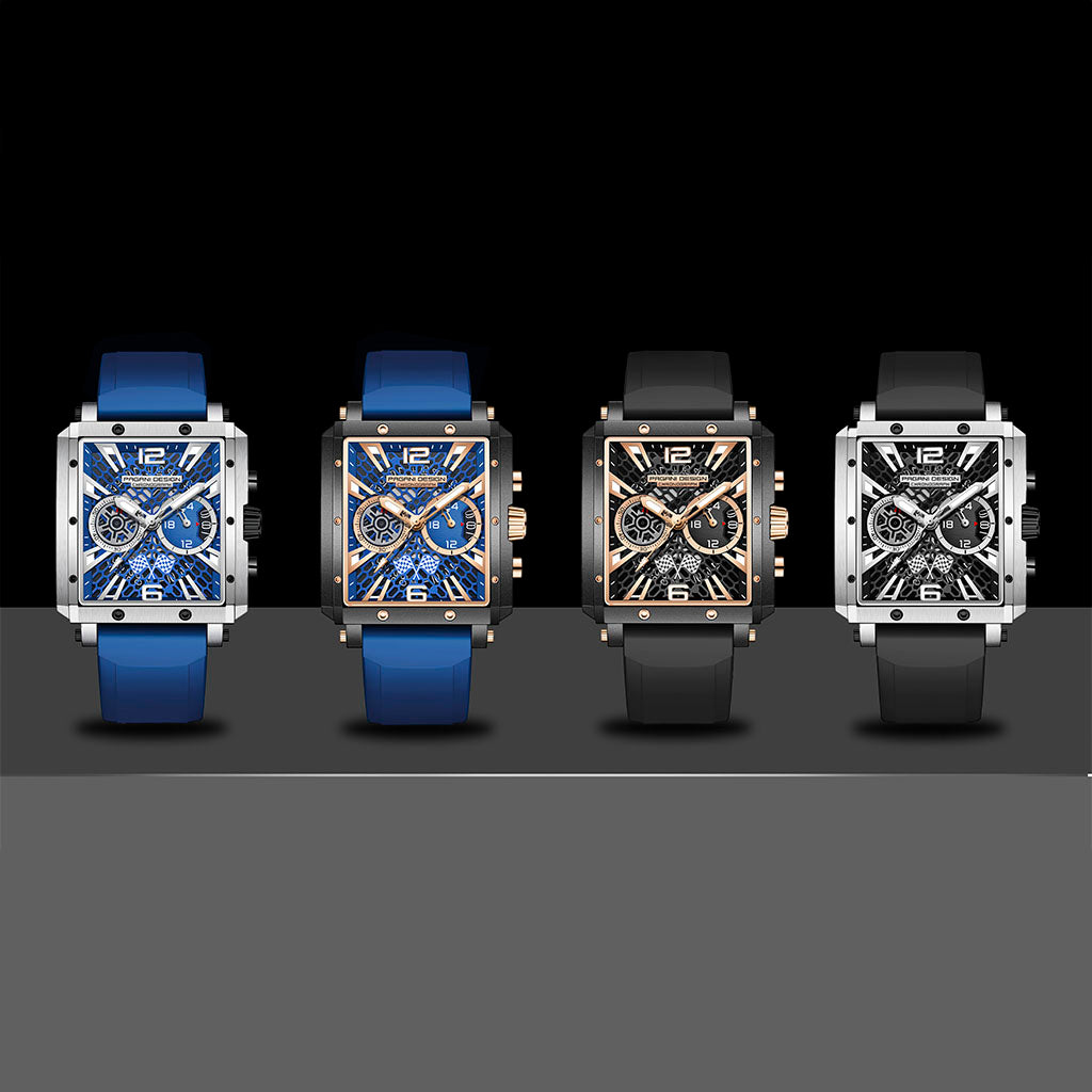 Pagani Design Monaco Blue and Gold Watch