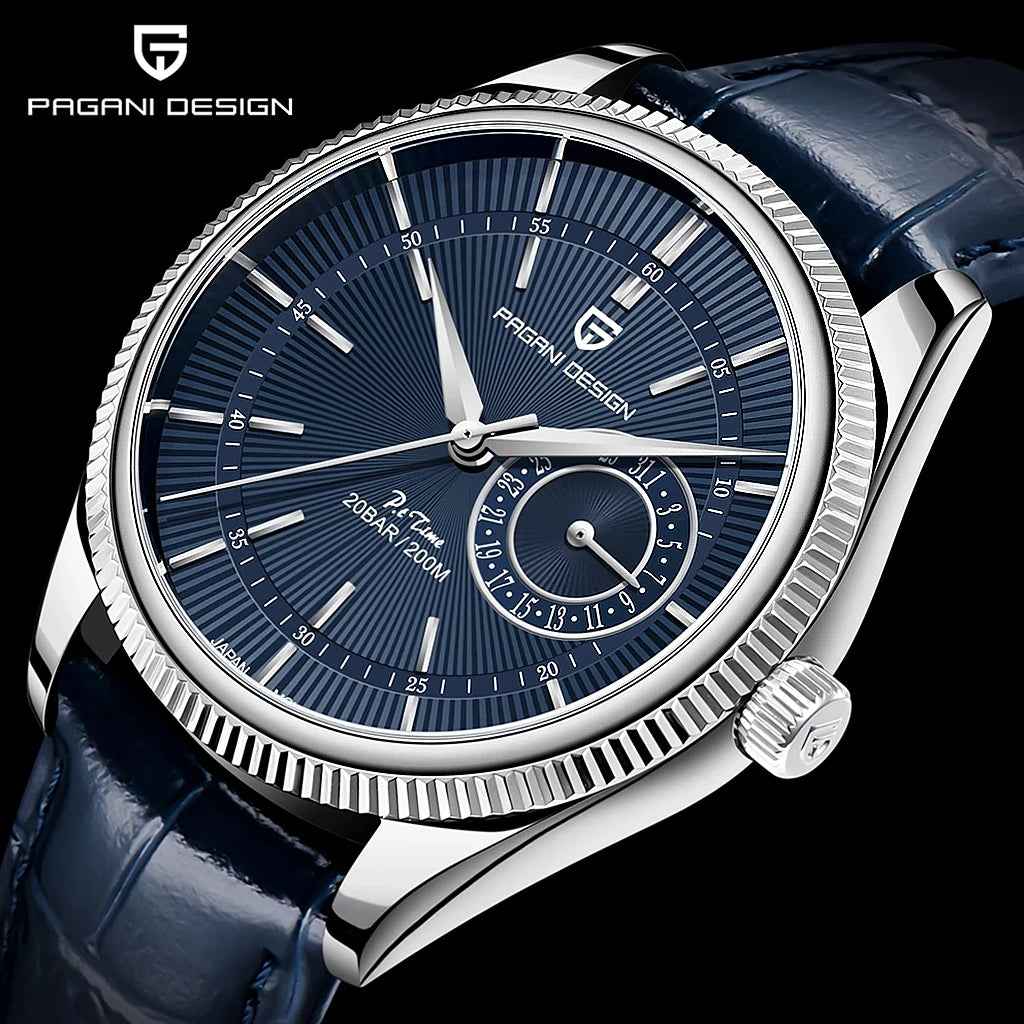 Pagani Design Luzzago Blue and Silver Watch