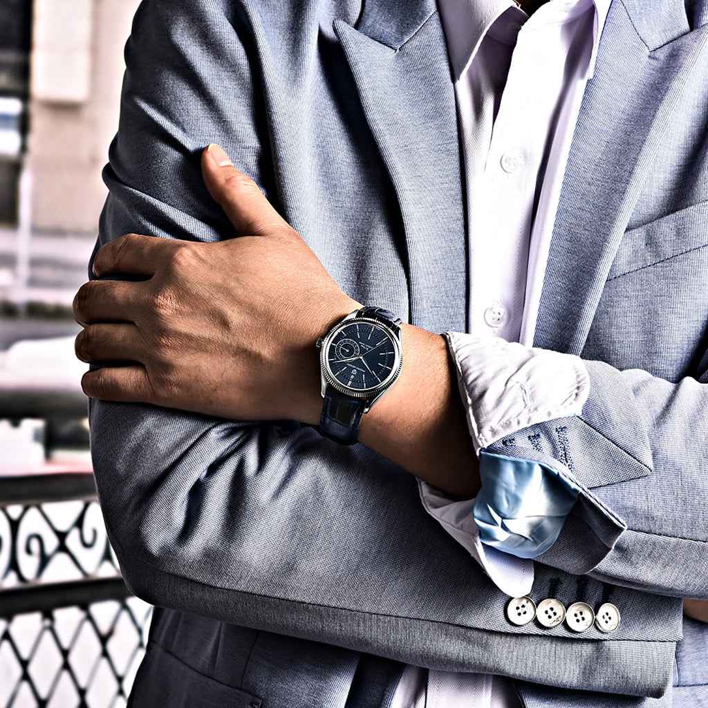 Pagani Design Luzzago Blue and Silver Watch