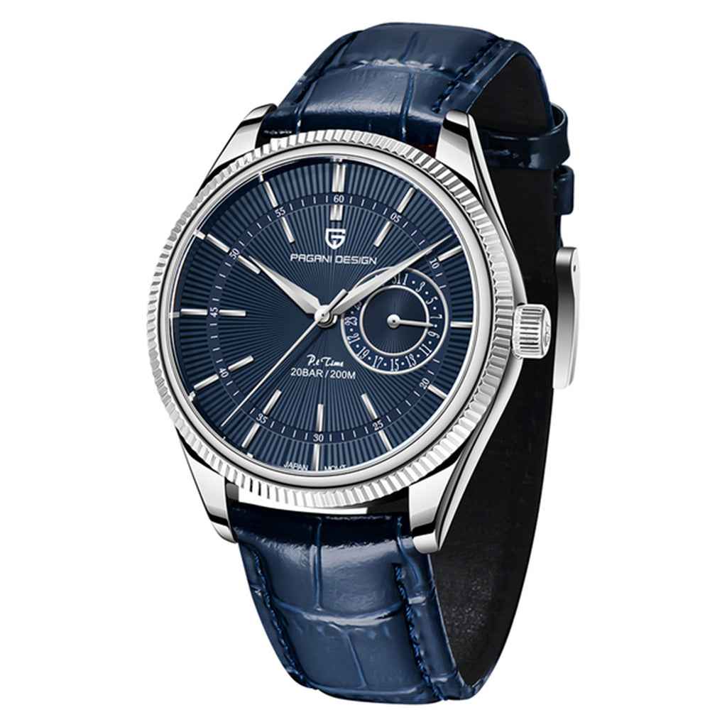 Pagani Design Luzzago Blue and Silver Watch