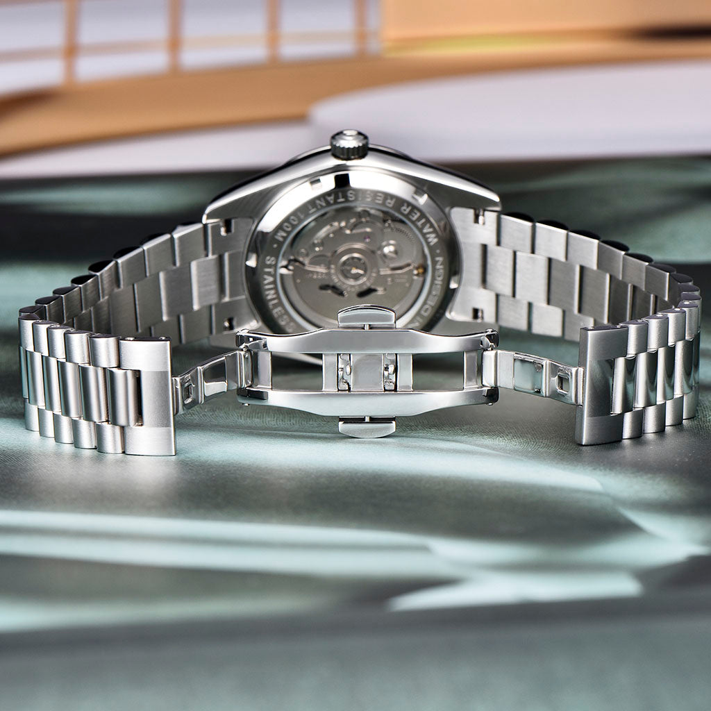 Pagani Design London Silver and Purple Watch
