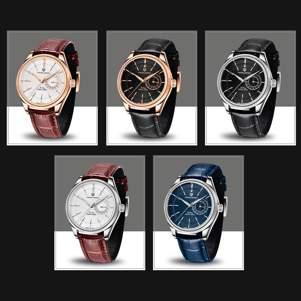 Pagani Design Luzzago Brown and Silver Watch