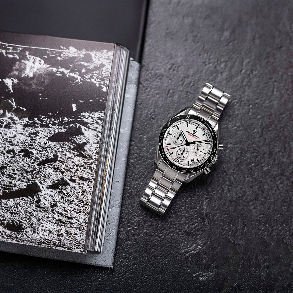 Pagani Design Lorenzo Black & White Timepiece