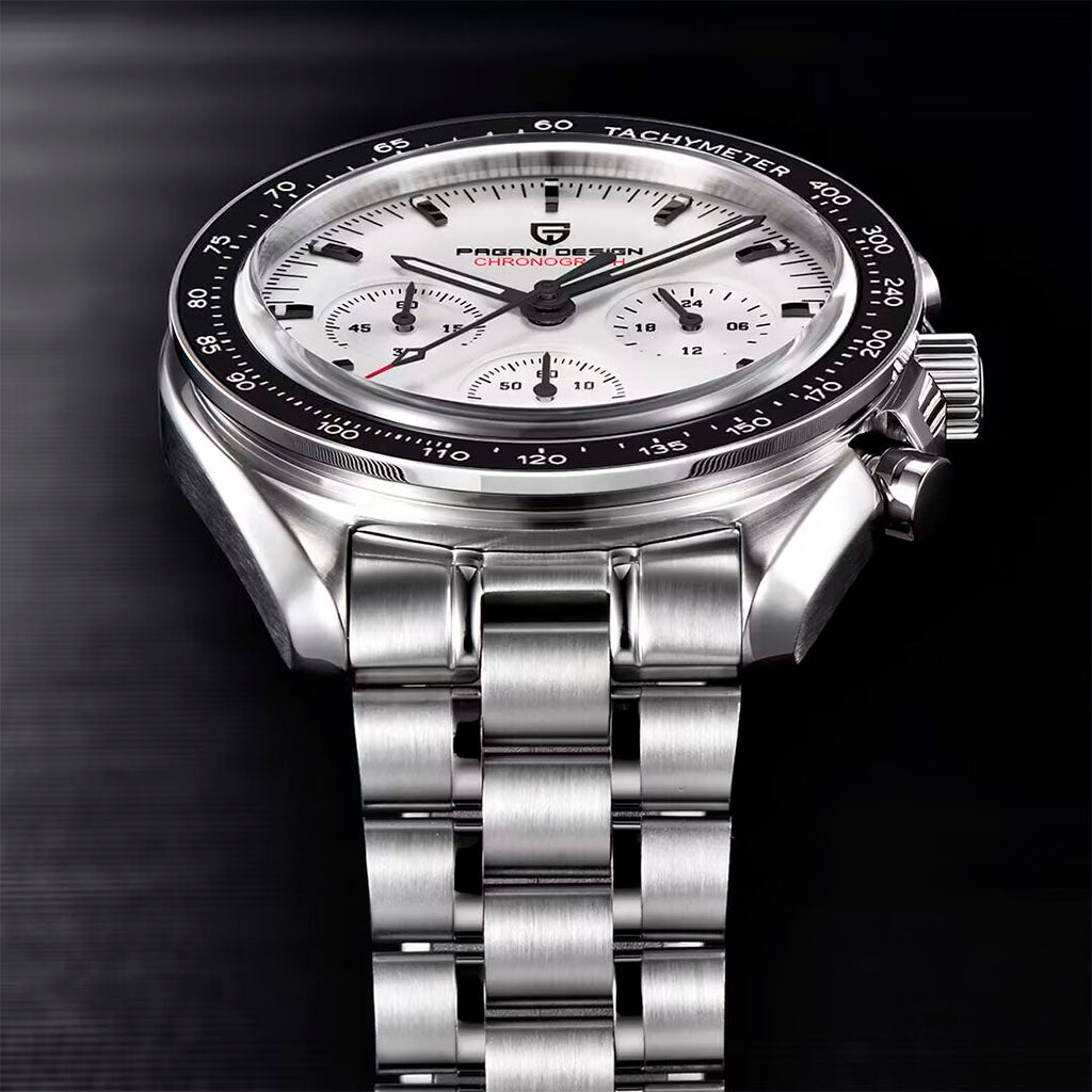 Pagani Design Lorenzo Black & White Timepiece