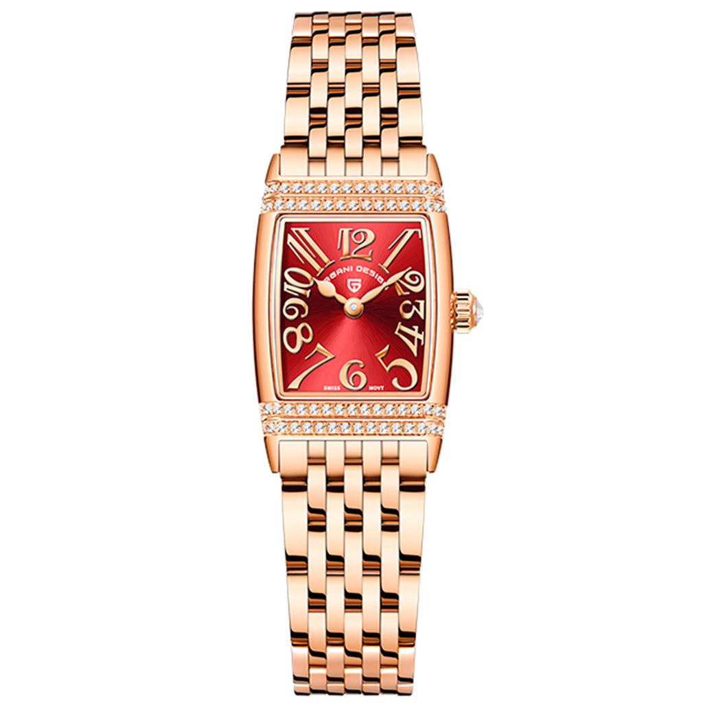 Pagani Design Women's Sunflower Gold and Red Watch