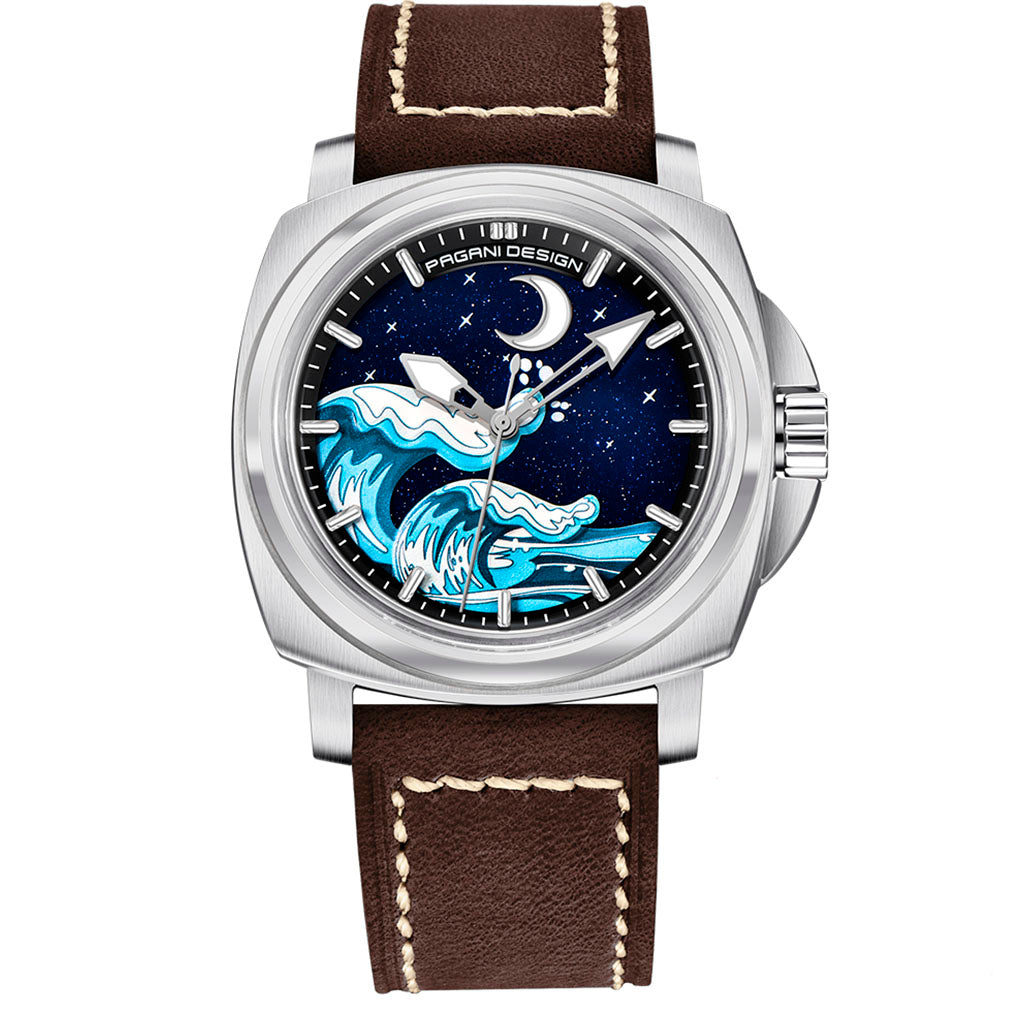 Pagani Design Wave Silver and Brown