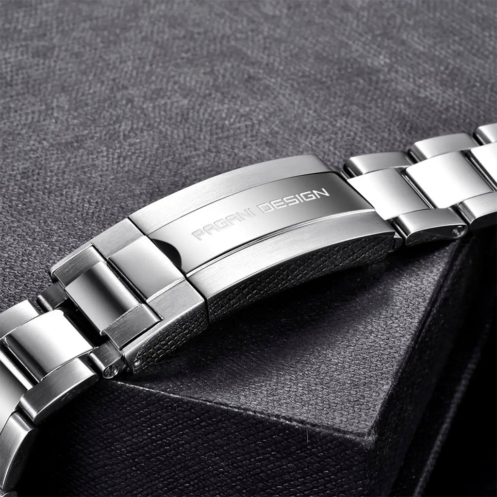 Pagani Design 20mm x 220mm Stainless Steel 316L Watch Strap