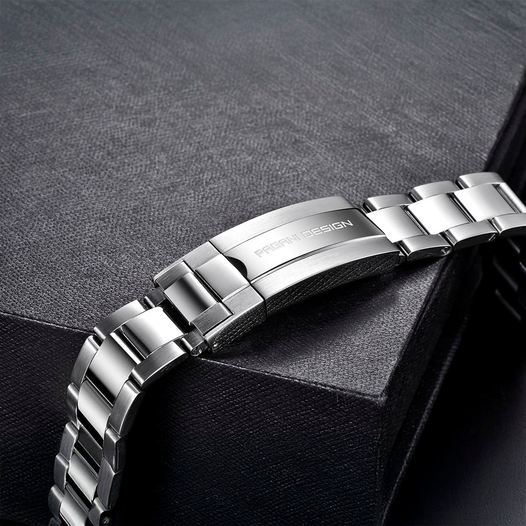 Pagani Design 20mm x 220mm Stainless Steel 316L Watch Strap