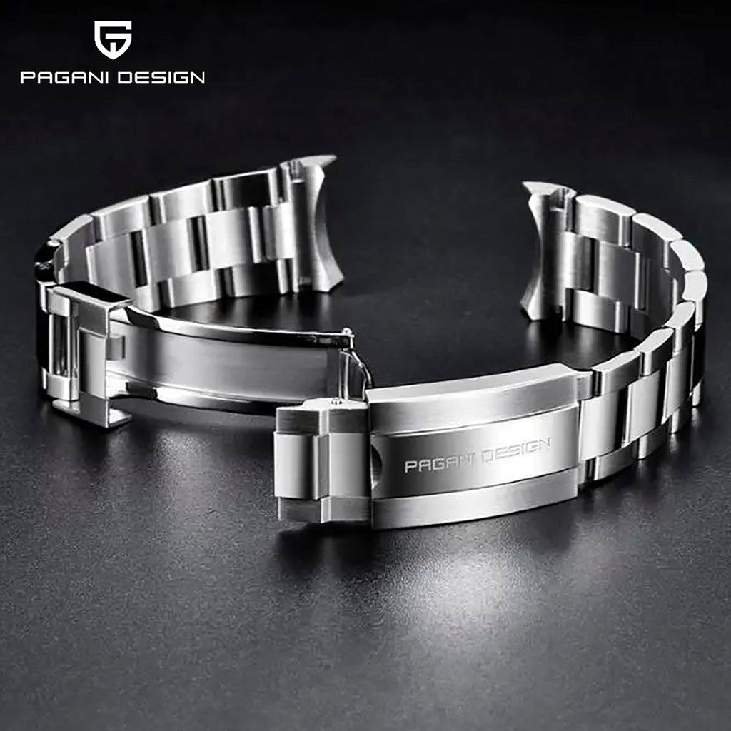 Pagani Design 20mm x 220mm Stainless Steel 316L Watch Strap