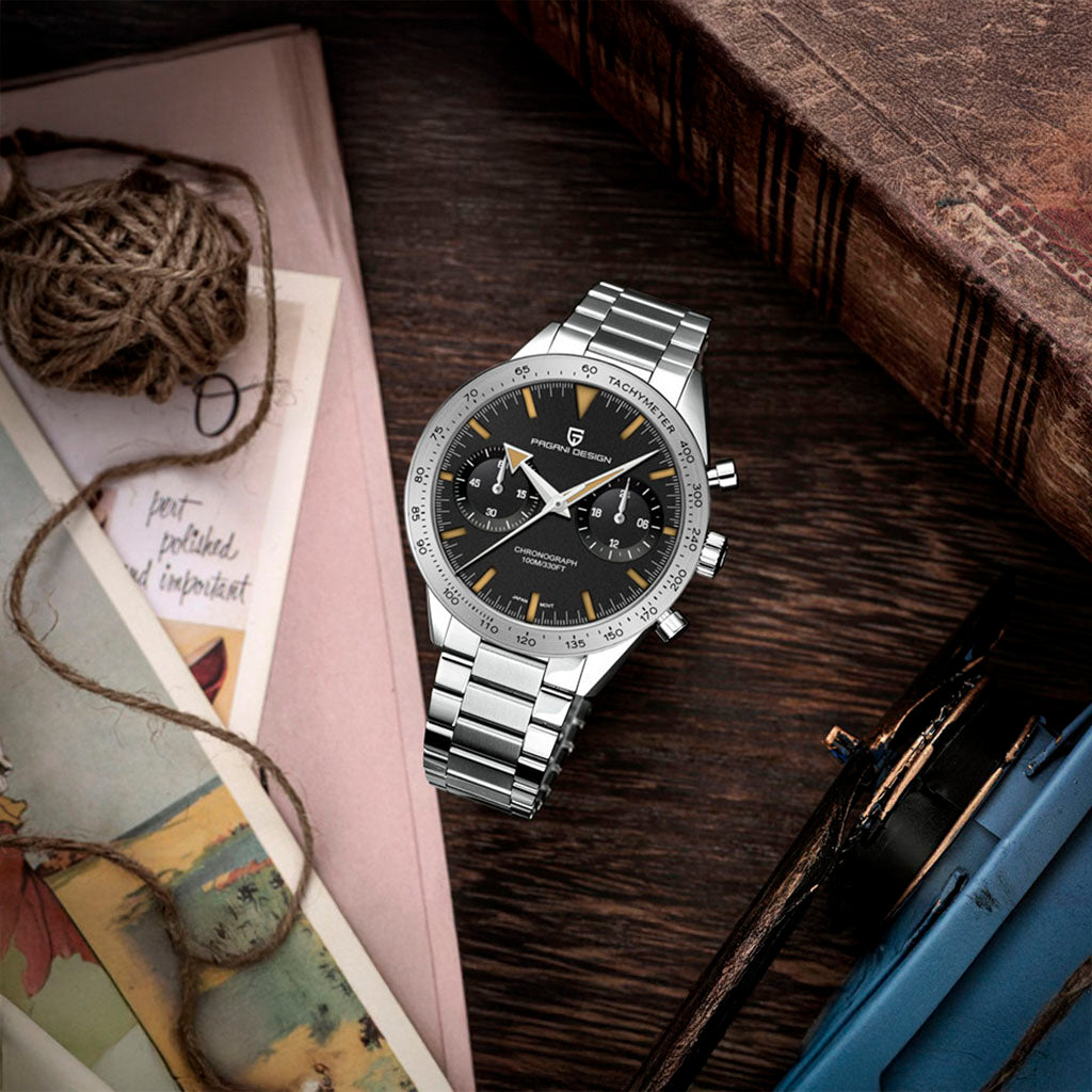 Pagani Design Black Drive Watch