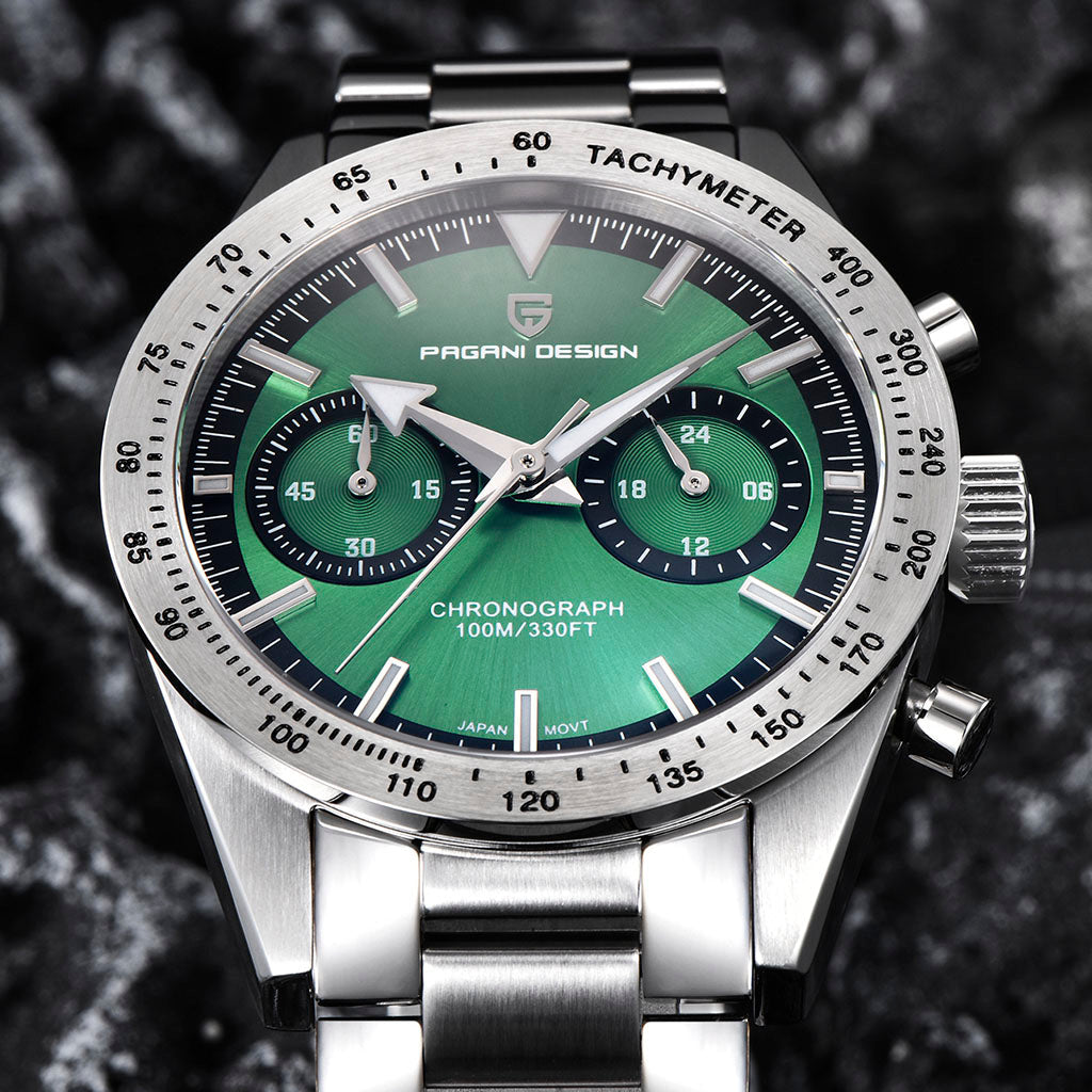 Pagani Design Green Drive Watch