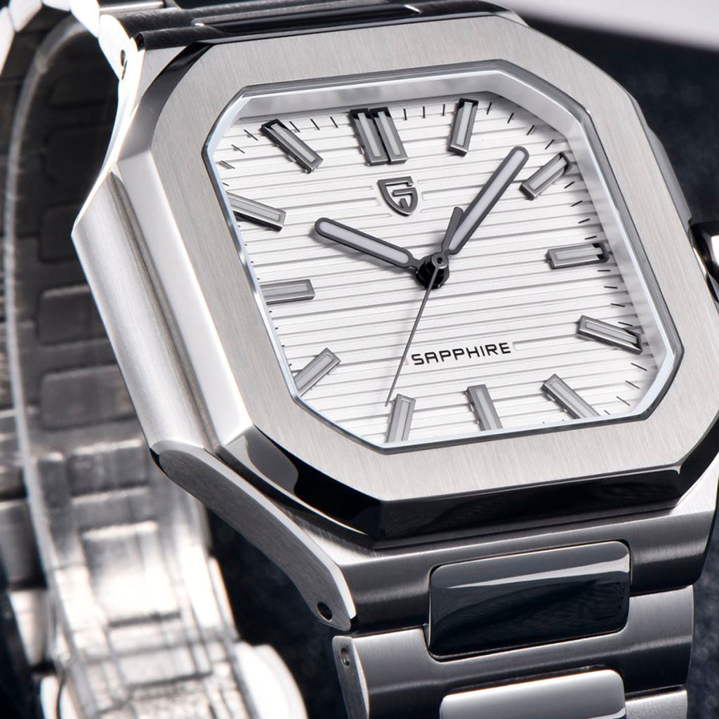 Pagani Design White Square Watch