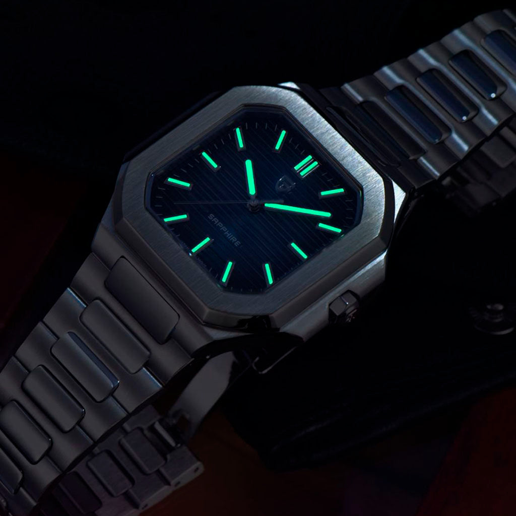 Pagani Design Blue Square Watch