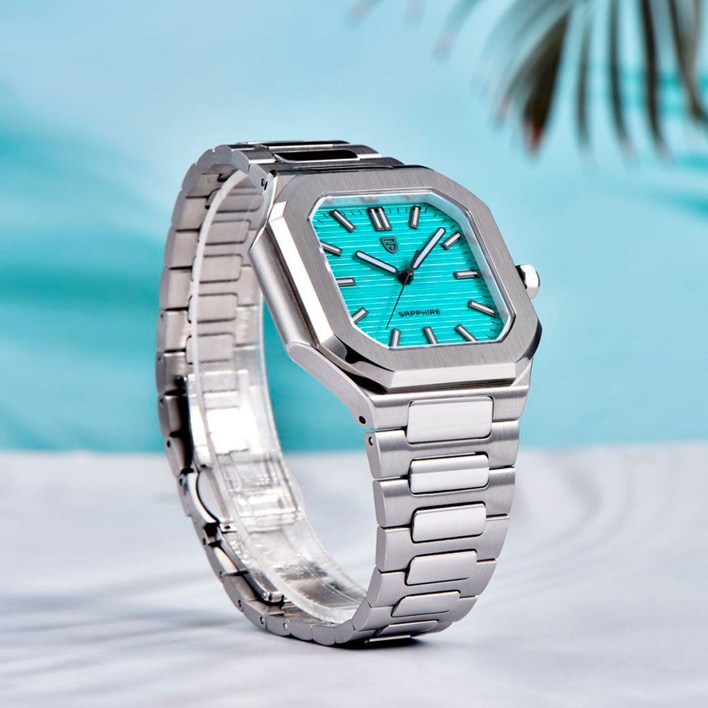 Pagani Design Turquoise Square Watch