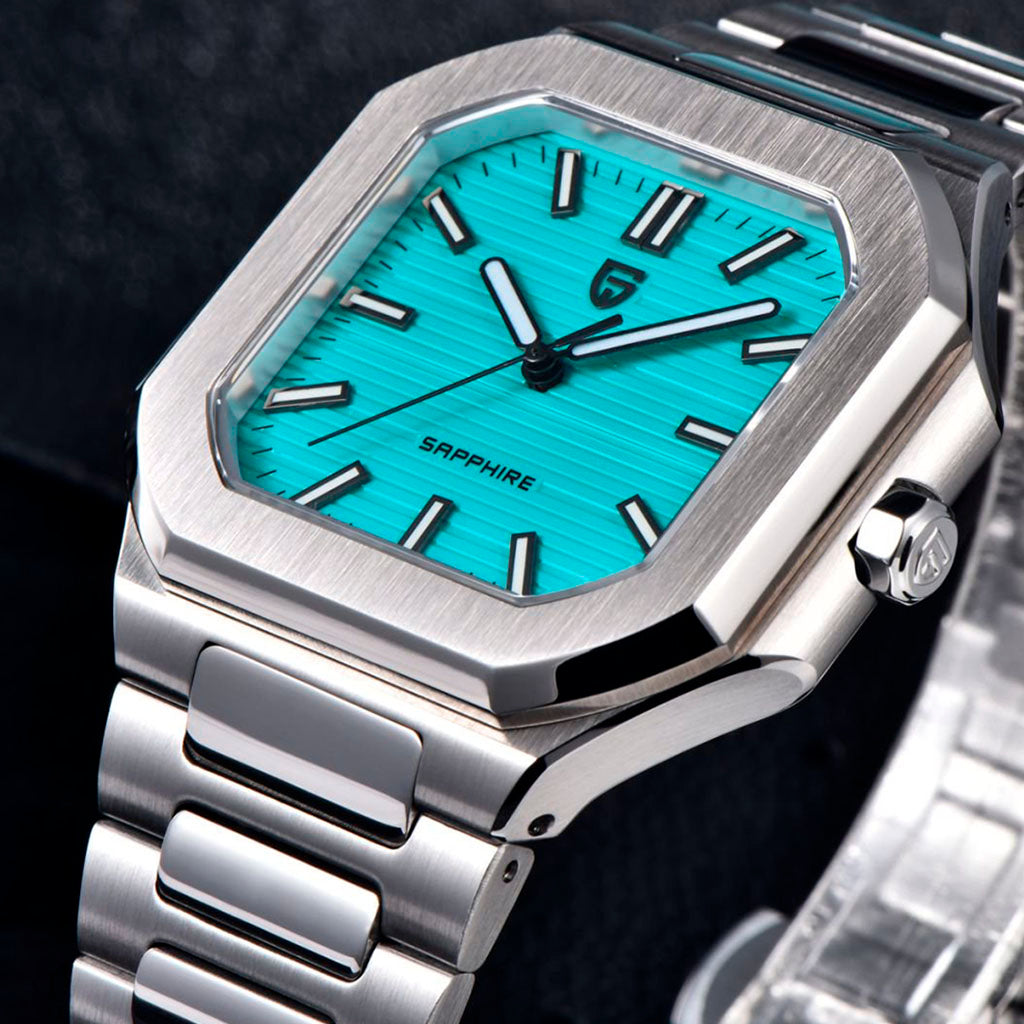 Pagani Design Turquoise Square Watch