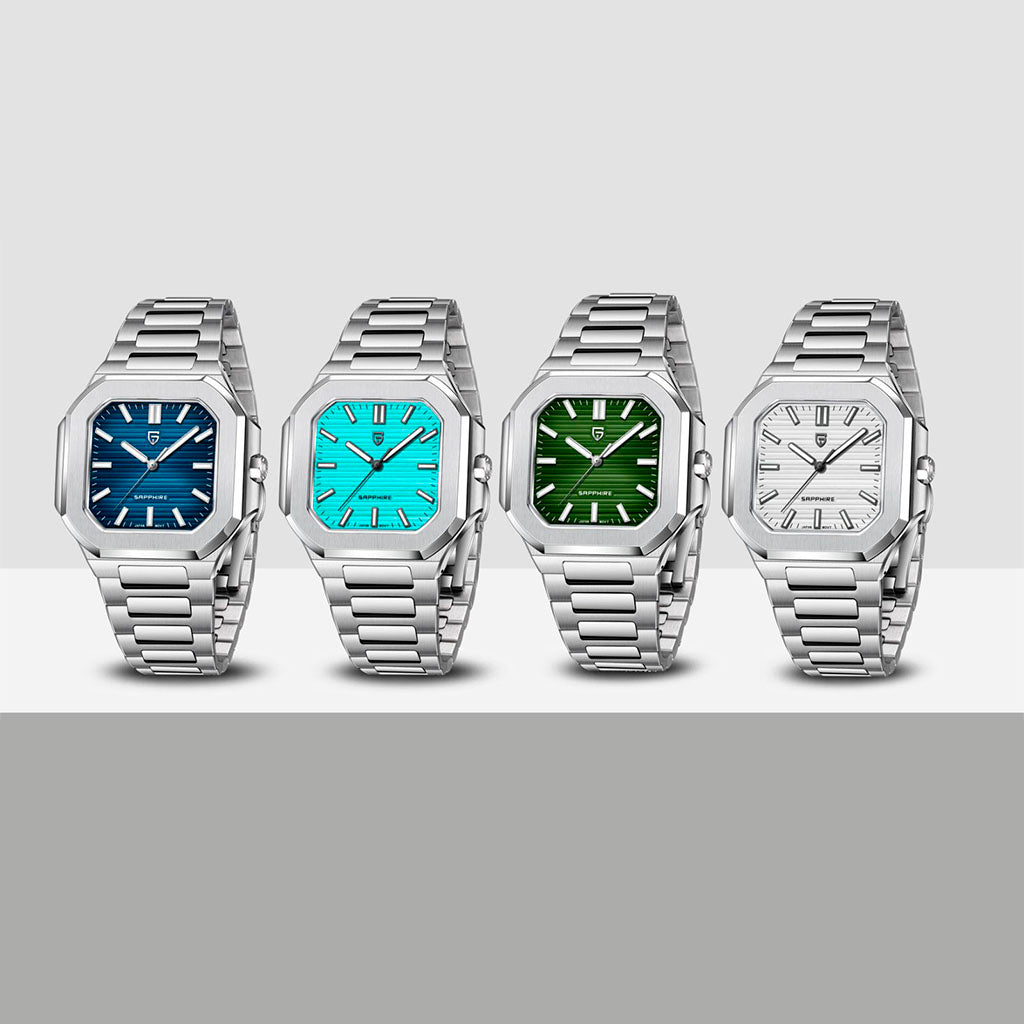 Pagani Design Turquoise Square Watch