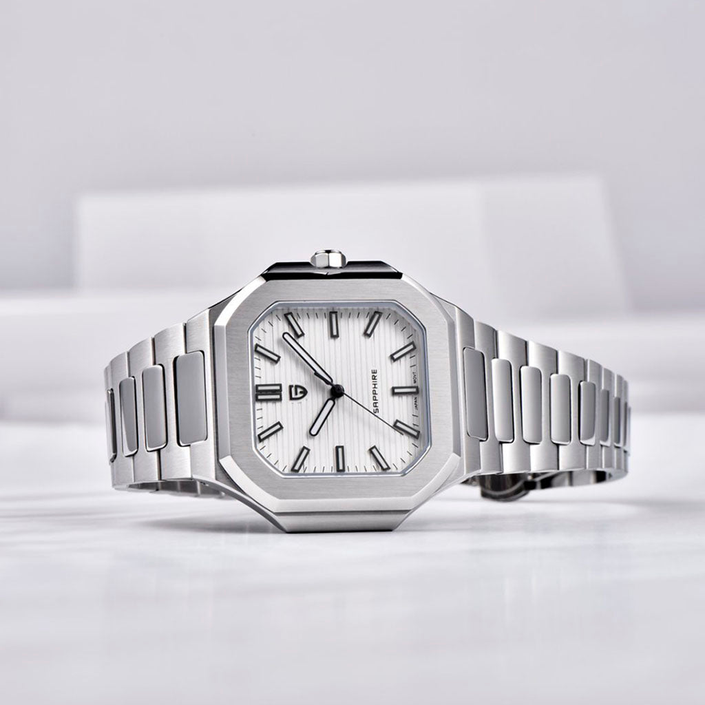 Pagani Design White Square Watch