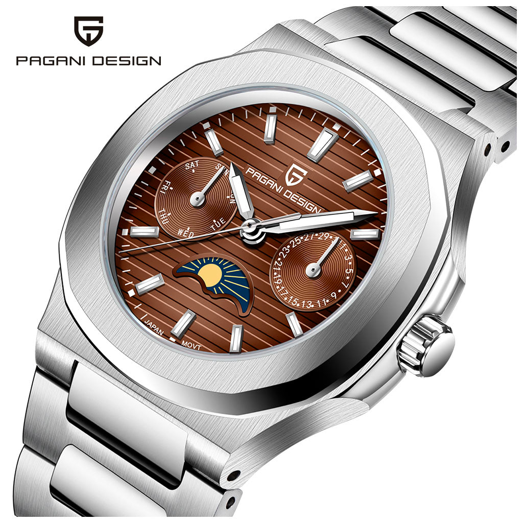 Pagani Design Le Mans Brown Watch