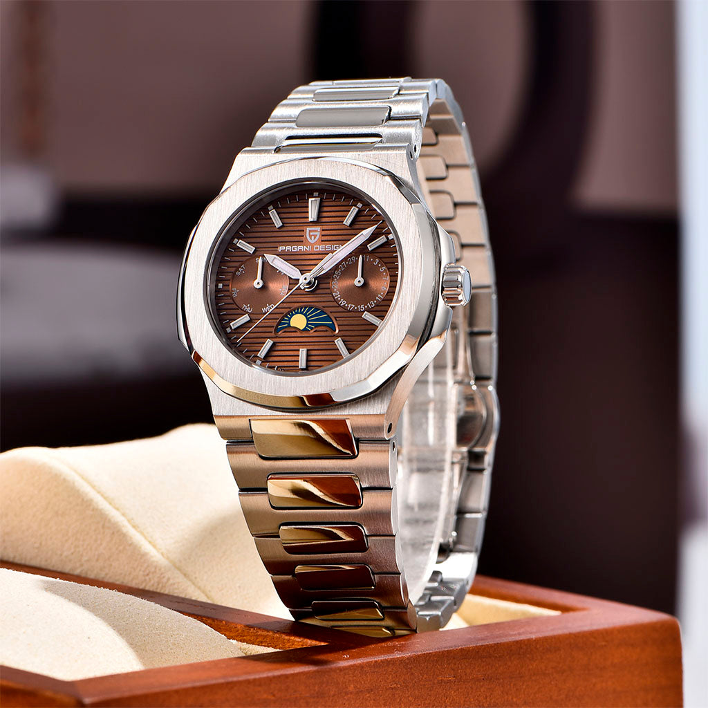 Pagani Design Le Mans Brown Watch