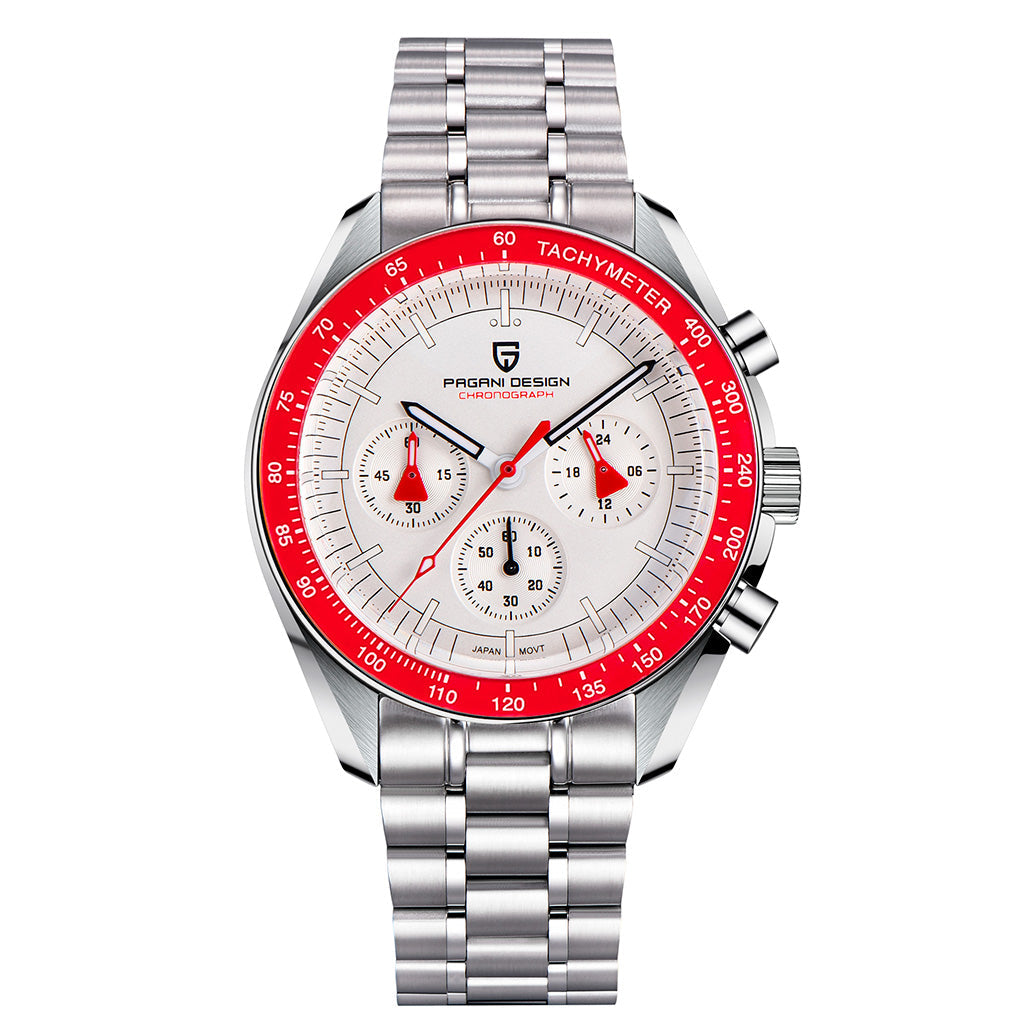 Pagani Design Lorenzo Red and Silver Watch