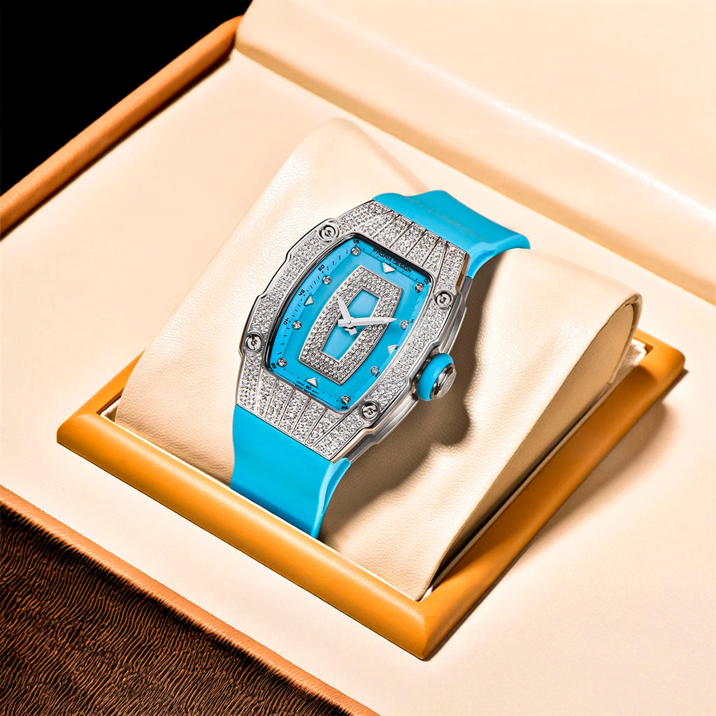 Pagani Design Women's Marigold Blue and Silver Watch