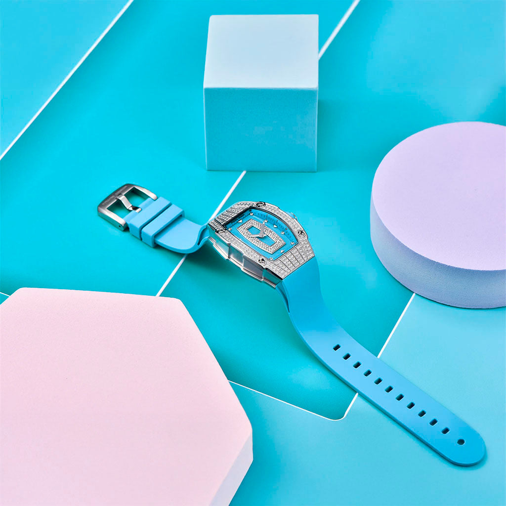 Pagani Design Women's Marigold Blue and Silver Watch