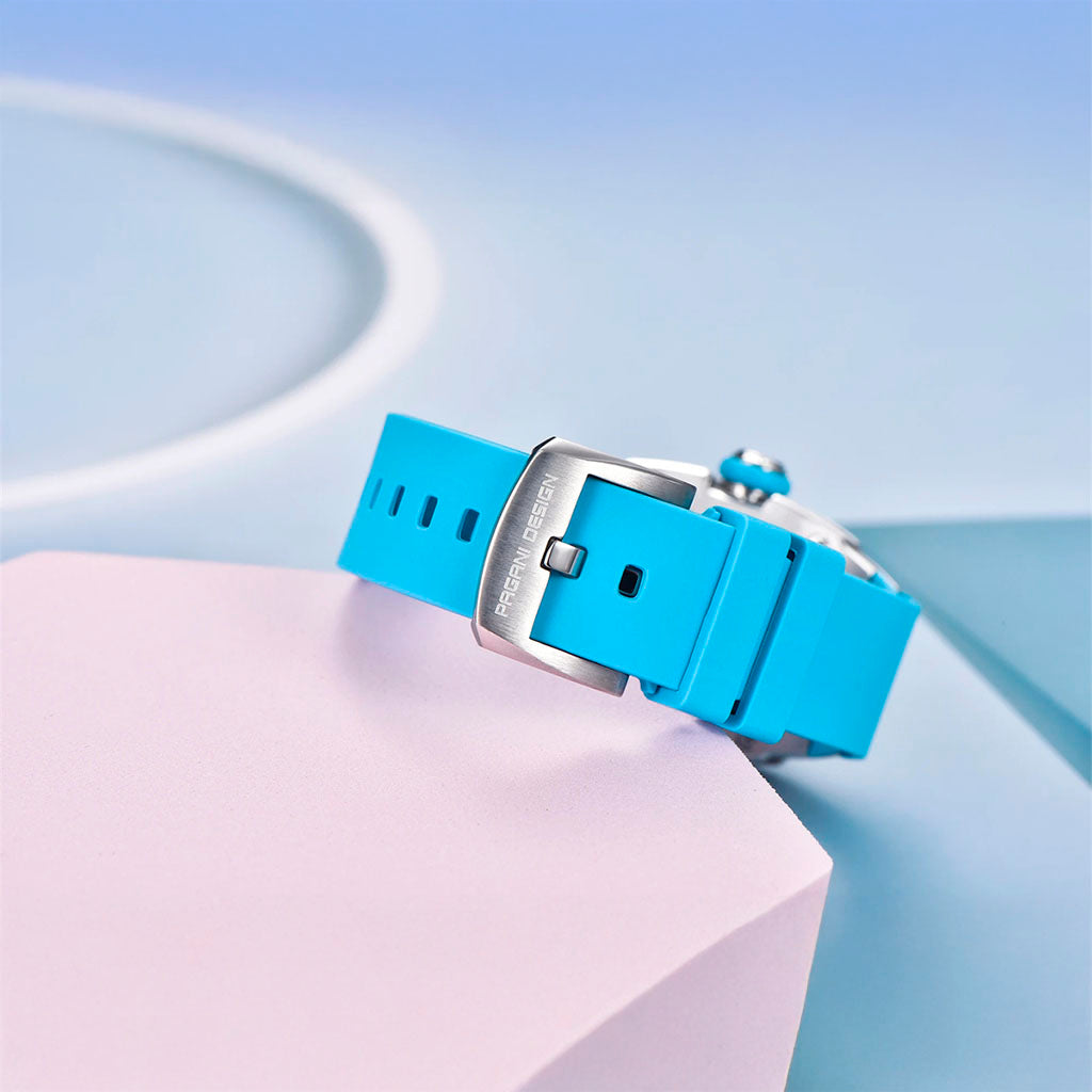 Pagani Design Women's Marigold Blue and Silver Watch