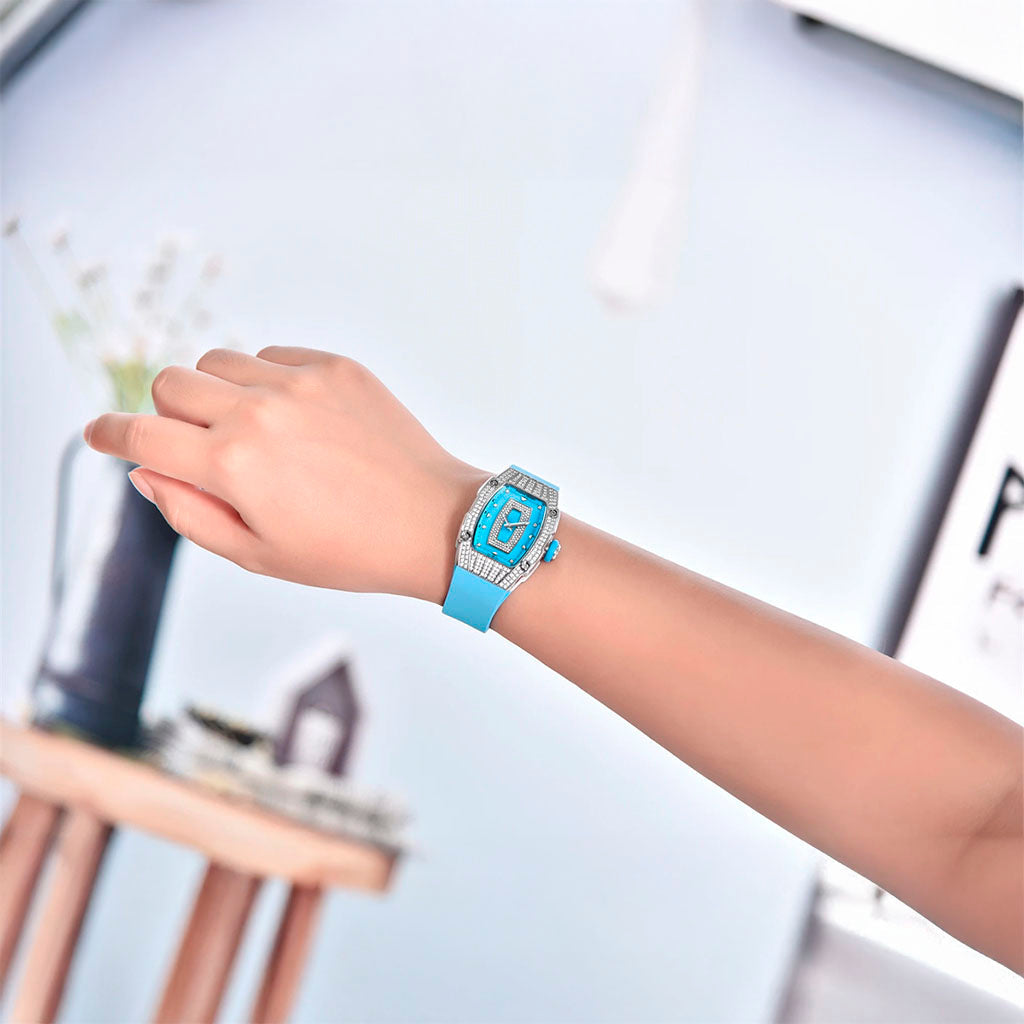 Pagani Design Women's Marigold Blue and Silver Watch