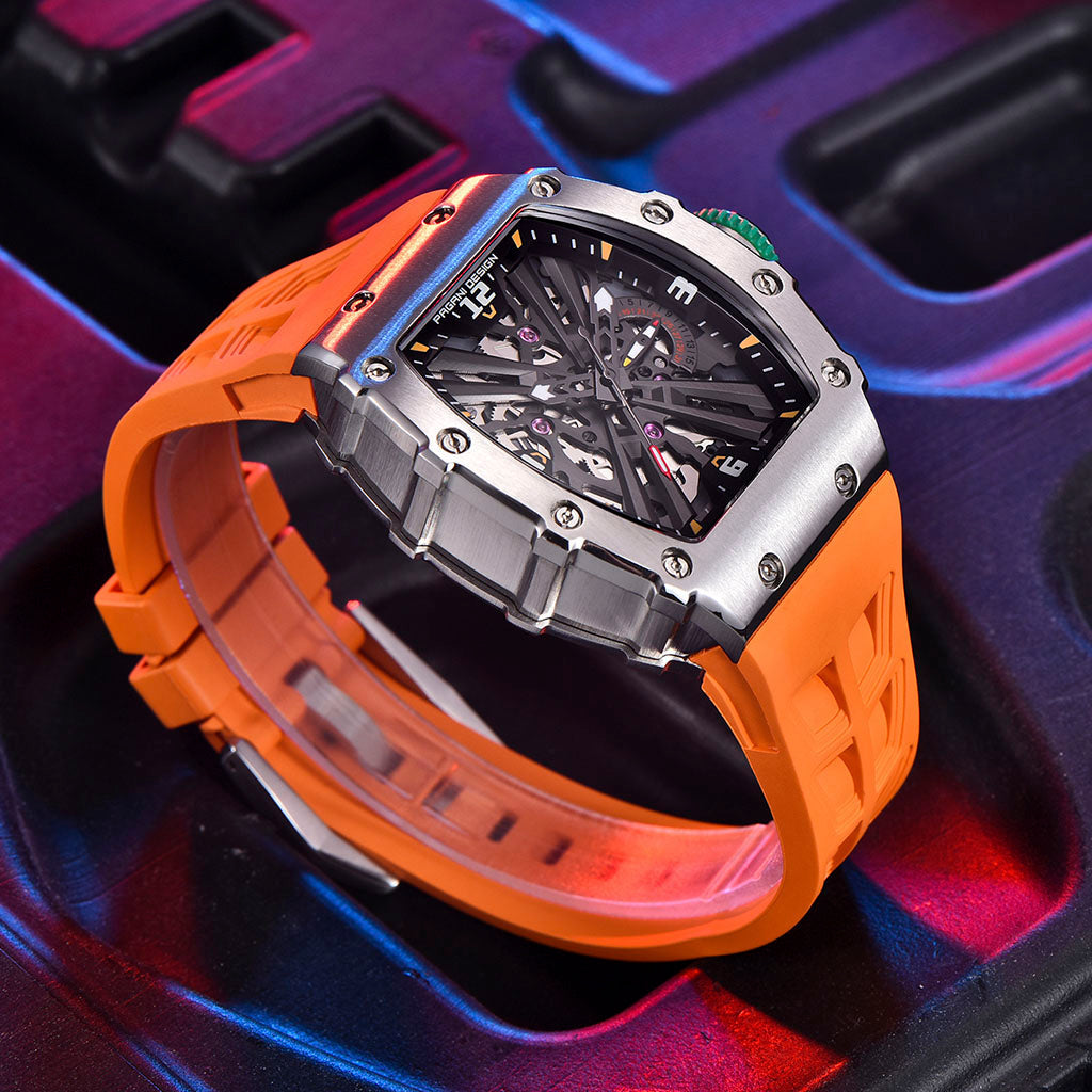 Pagani Design Monza Silver with Orange Accents