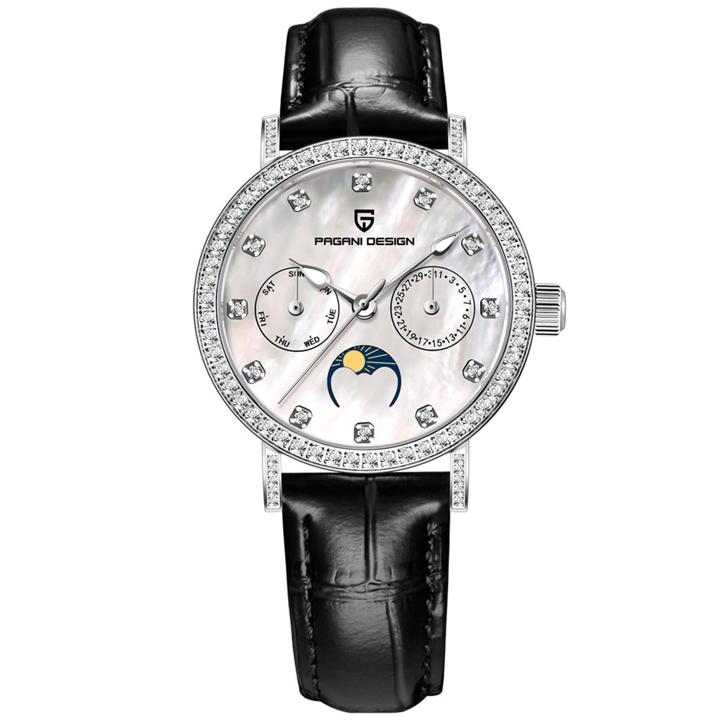 Pagani Design Orchid Black Women's Watch
