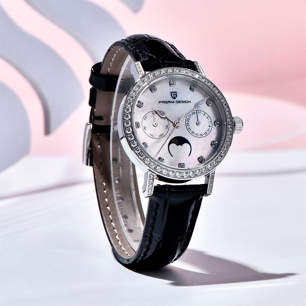 Pagani Design Orchid Black Women's Watch