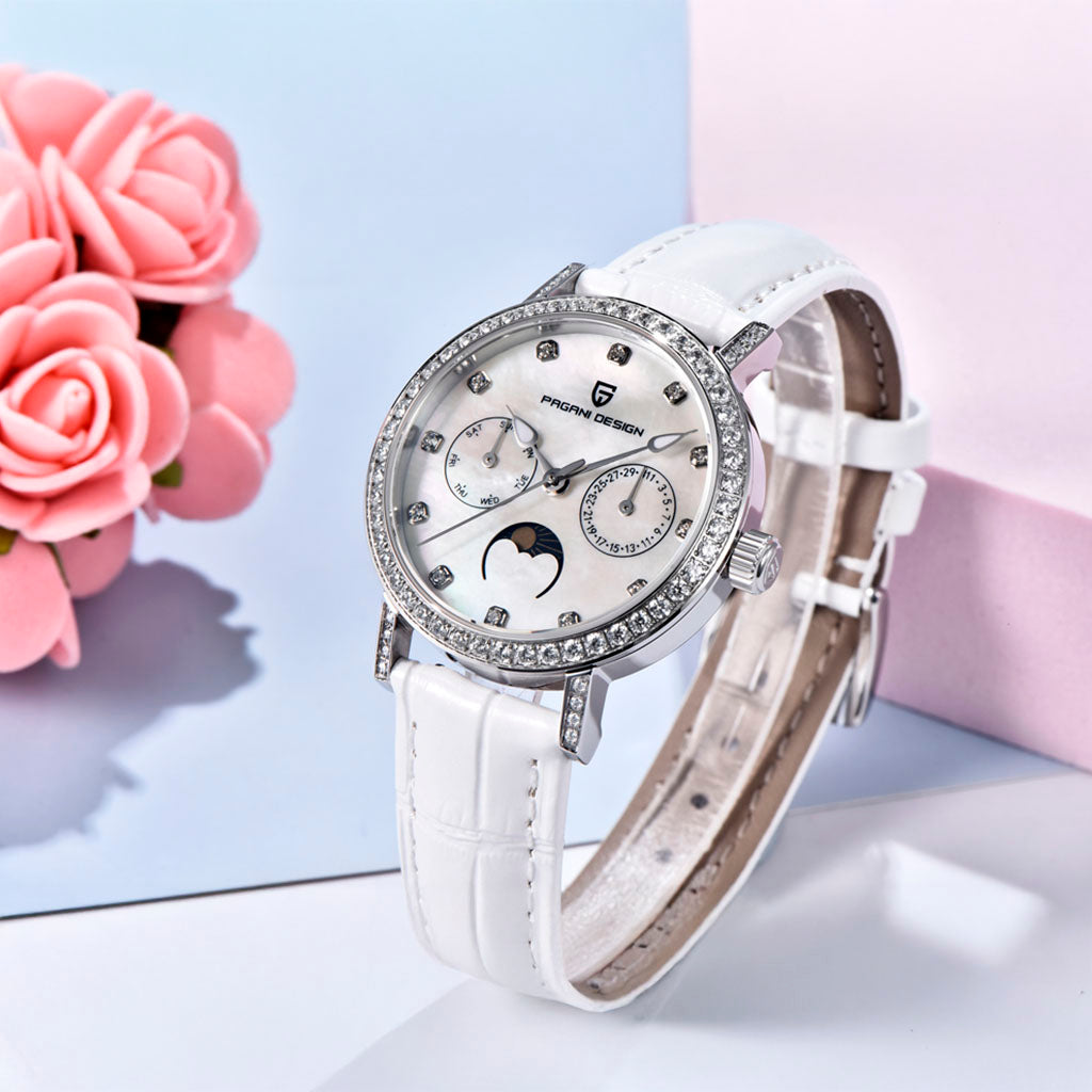 Pagani Design Orchid White Women's Watch
