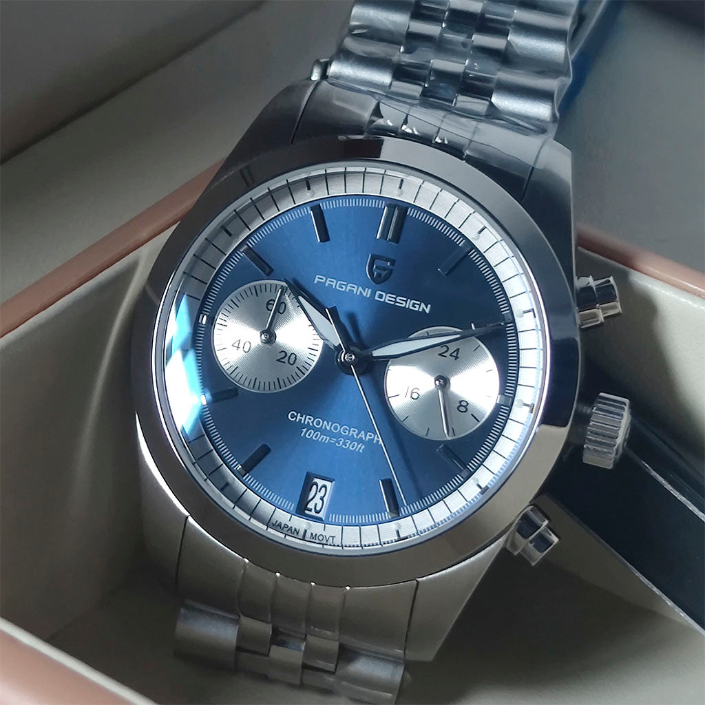 Pagani Design Blue Pilot Watch