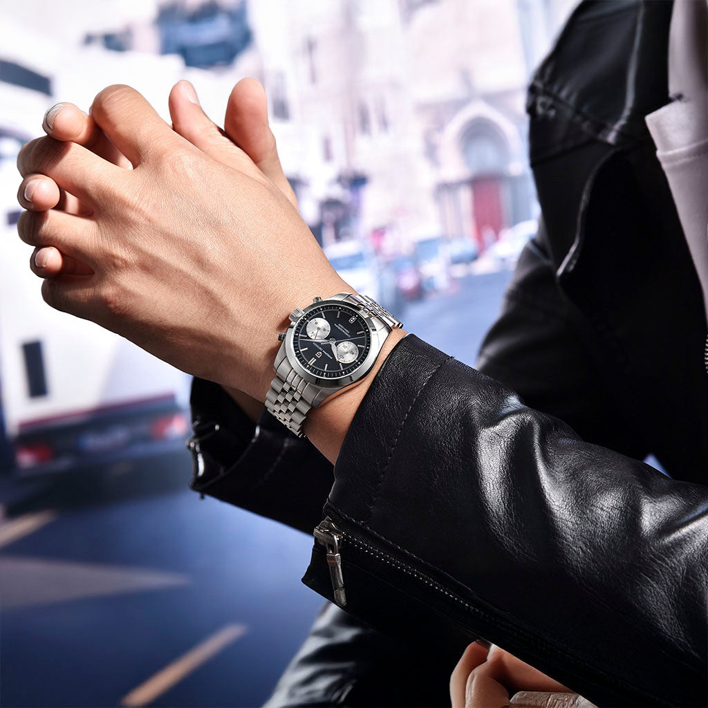 Pagani Design Black Pilot Watch