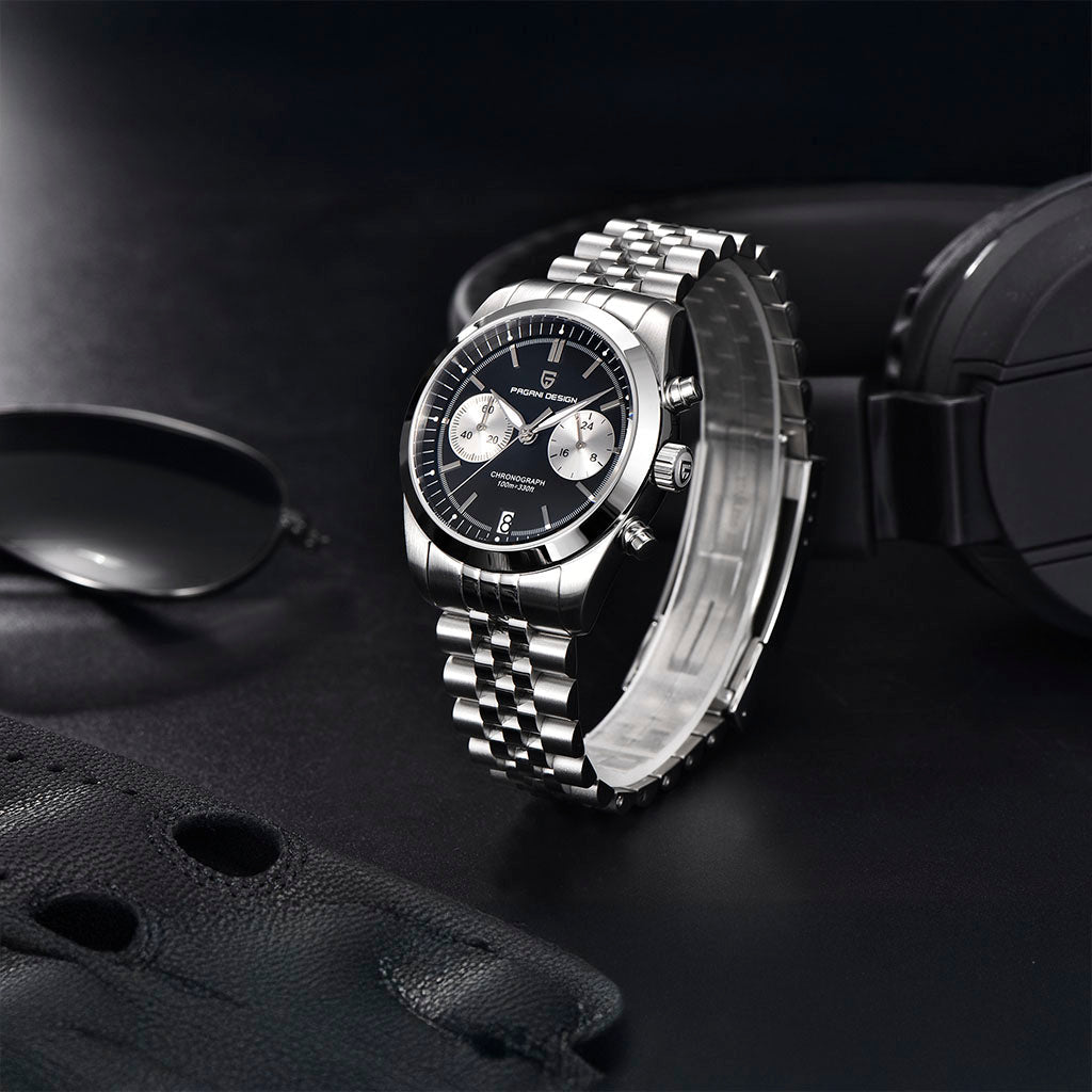 Pagani Design Black Pilot Watch