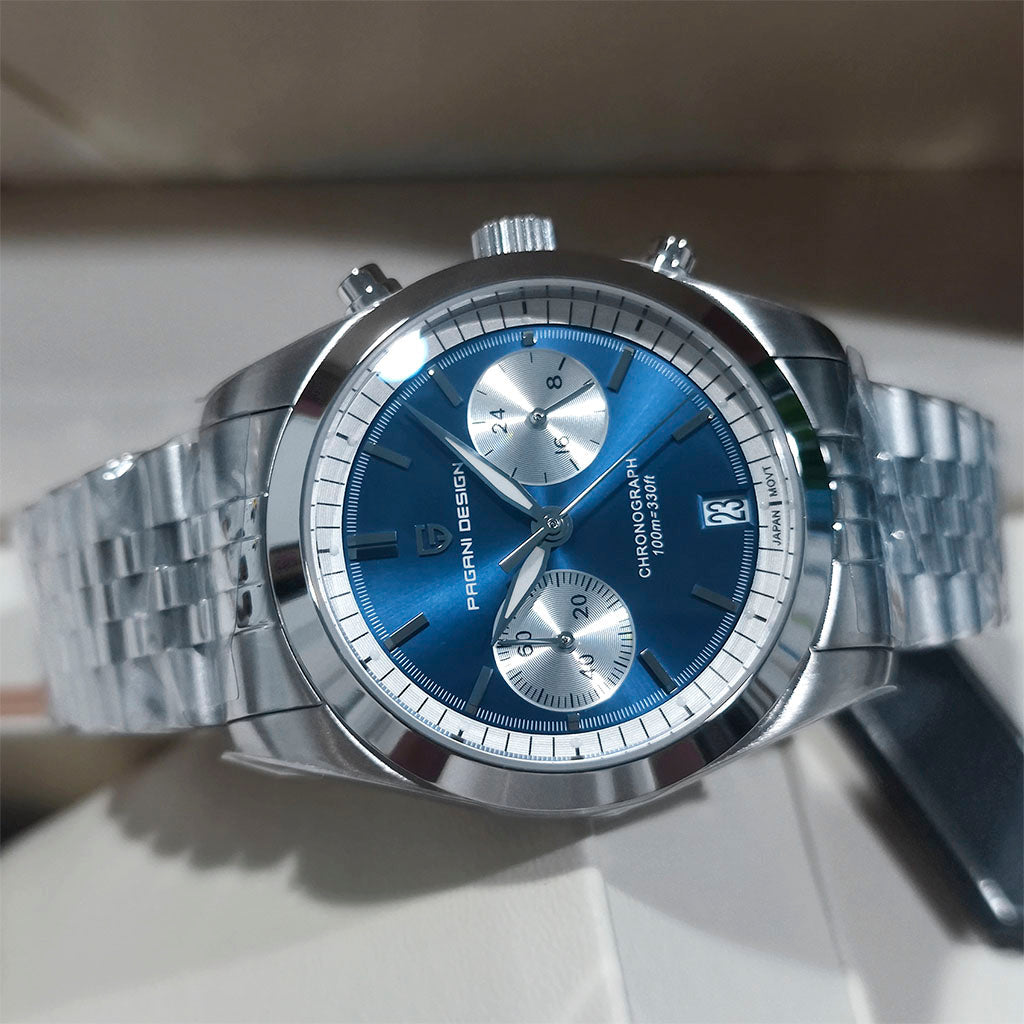 Pagani Design Blue Pilot Watch