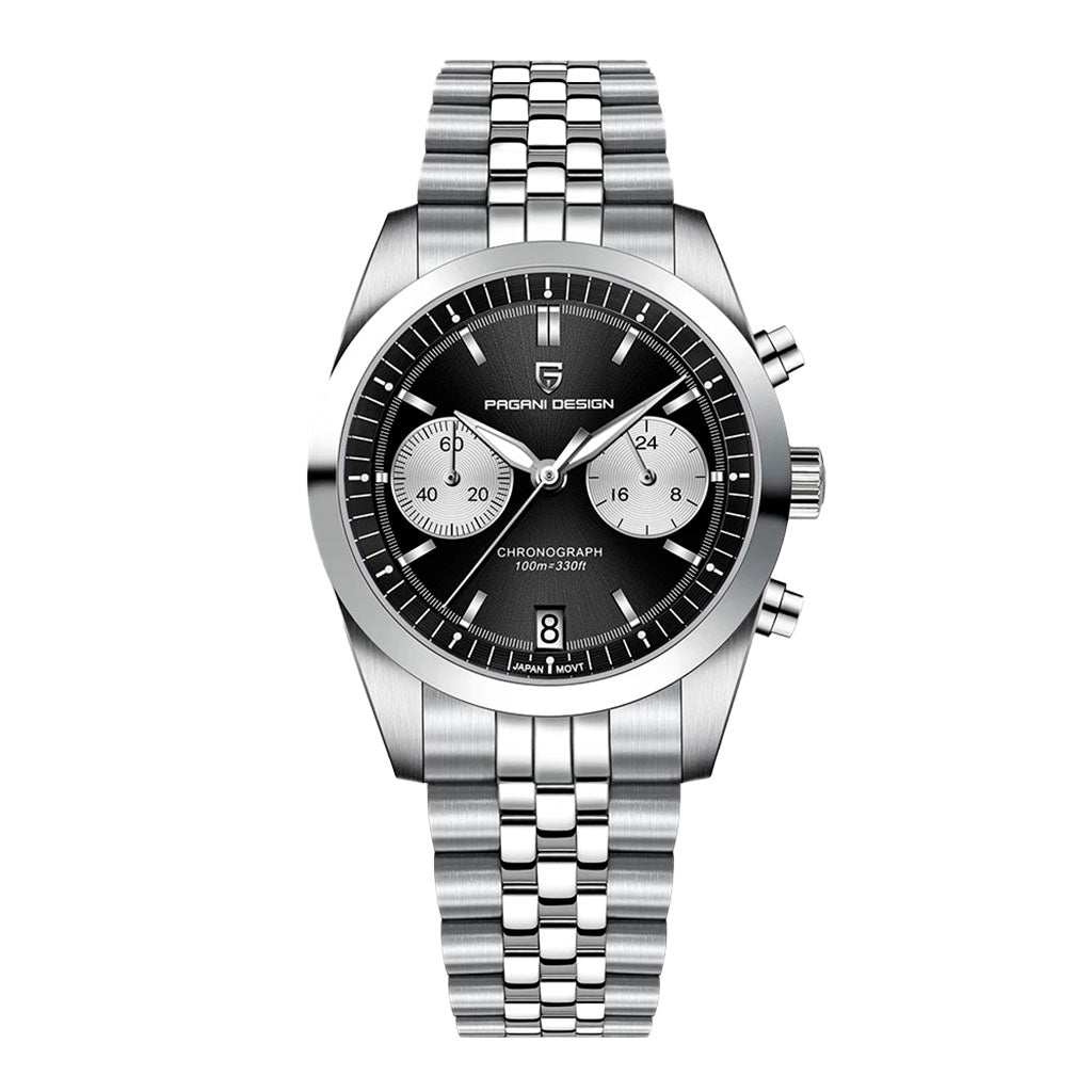 Pagani Design Black Pilot Watch