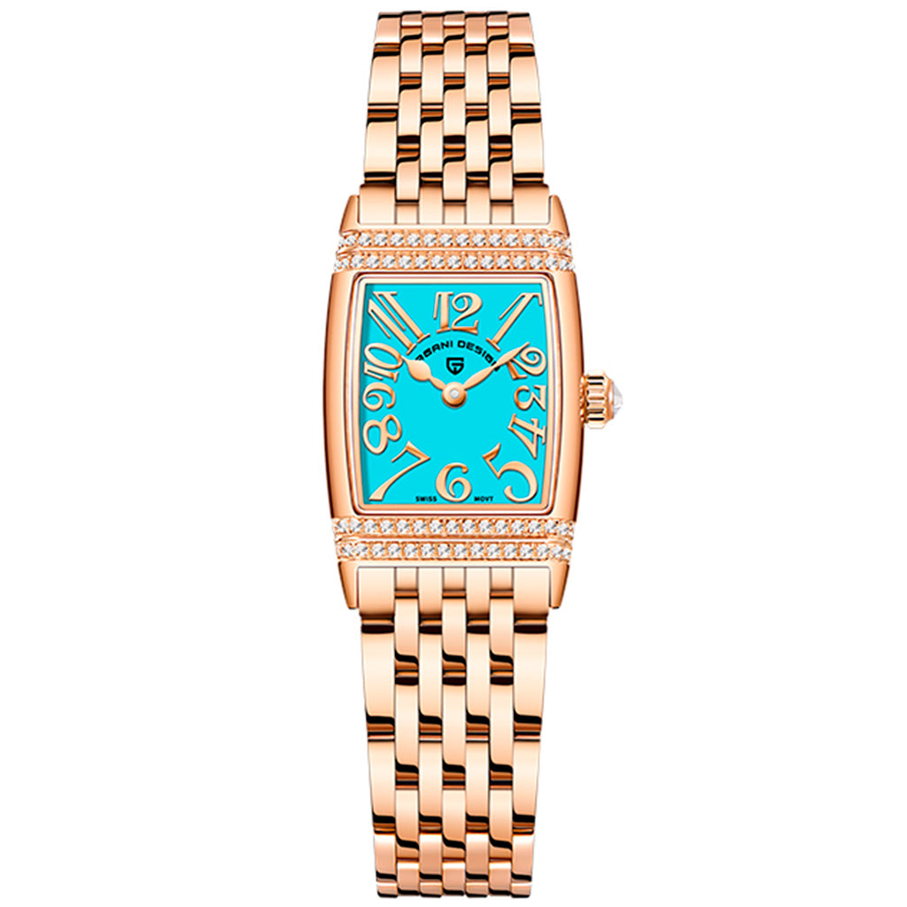 Pagani Design Women's Sunflower Gold and Blue Watch