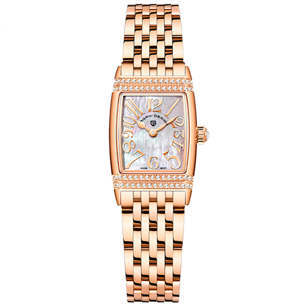 Pagani Design Women's Sunflower Gold and White Watch