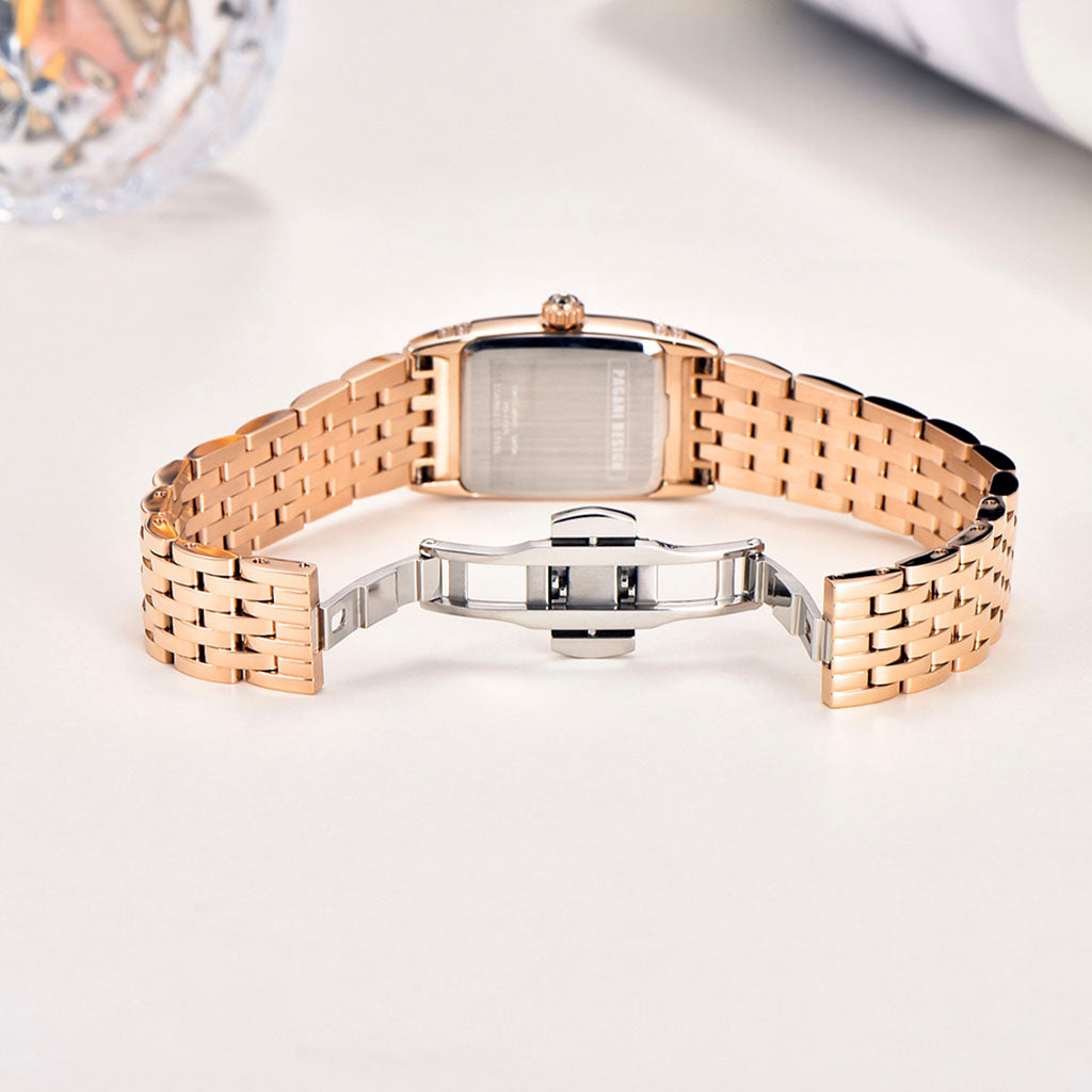 Pagani Design Women's Sunflower Gold and White Watch
