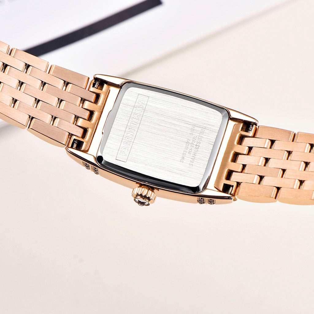 Pagani Design Women's Sunflower Gold and White Watch