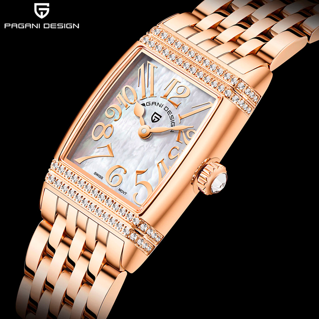 Pagani Design Women's Sunflower Gold and White Watch
