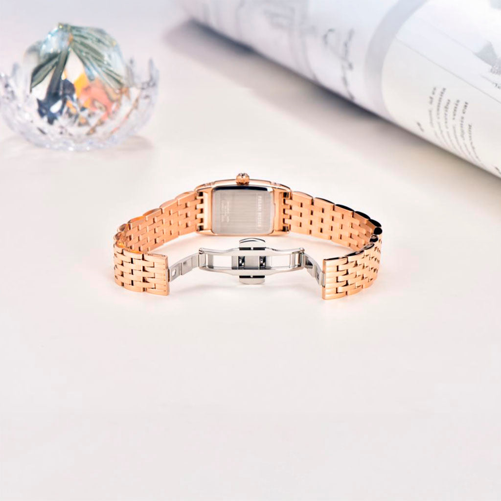 Pagani Design Women's Sunflower Gold and White Watch